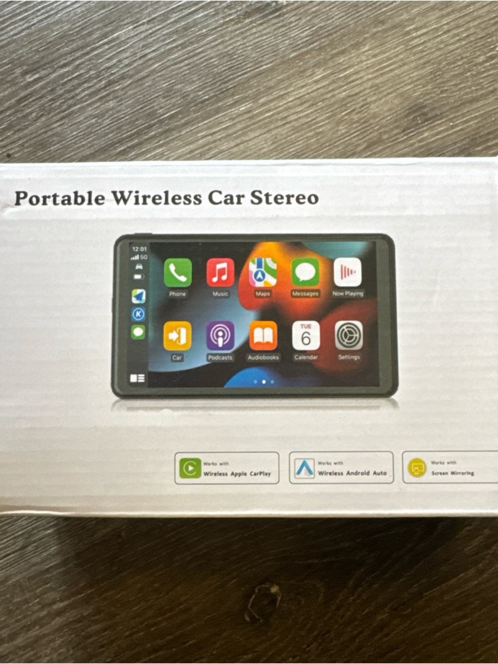 Source Unknown Black Portable Wireless Car Stereo Receiver